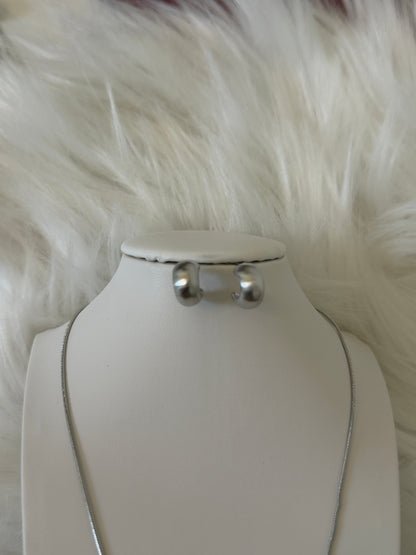 Silver Orbit Bead Set